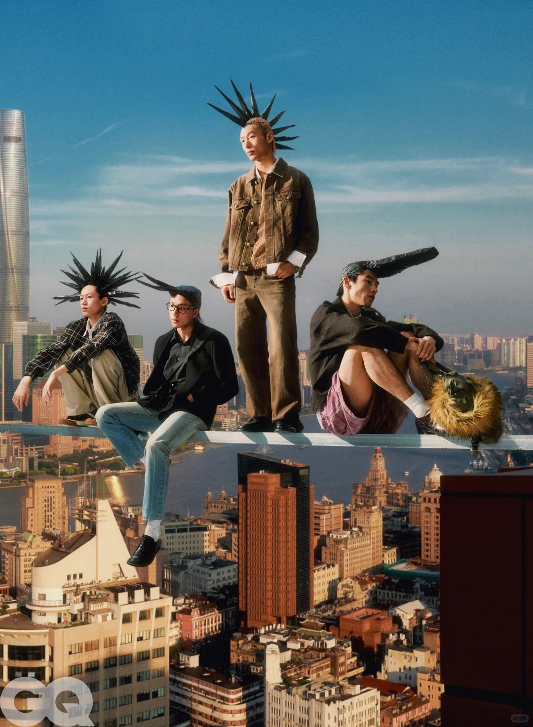 GQ CHINA ‘HIGH HAIR’ APRIL ISSUE FASHION WELL | Zerek Studio